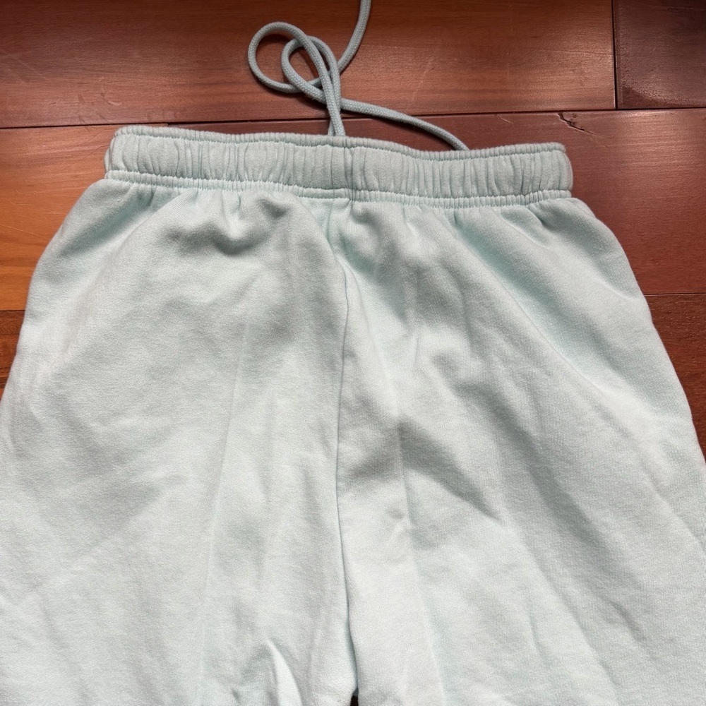 VS PINK Everyday Fleece High Waist Sweatpants in Blue Opal - Picture 10 of 11